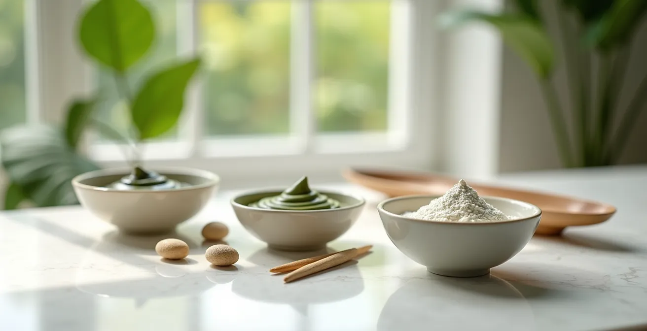 Sanfte Kopfhautbehandlung mit natürlichen Peelingprodukten