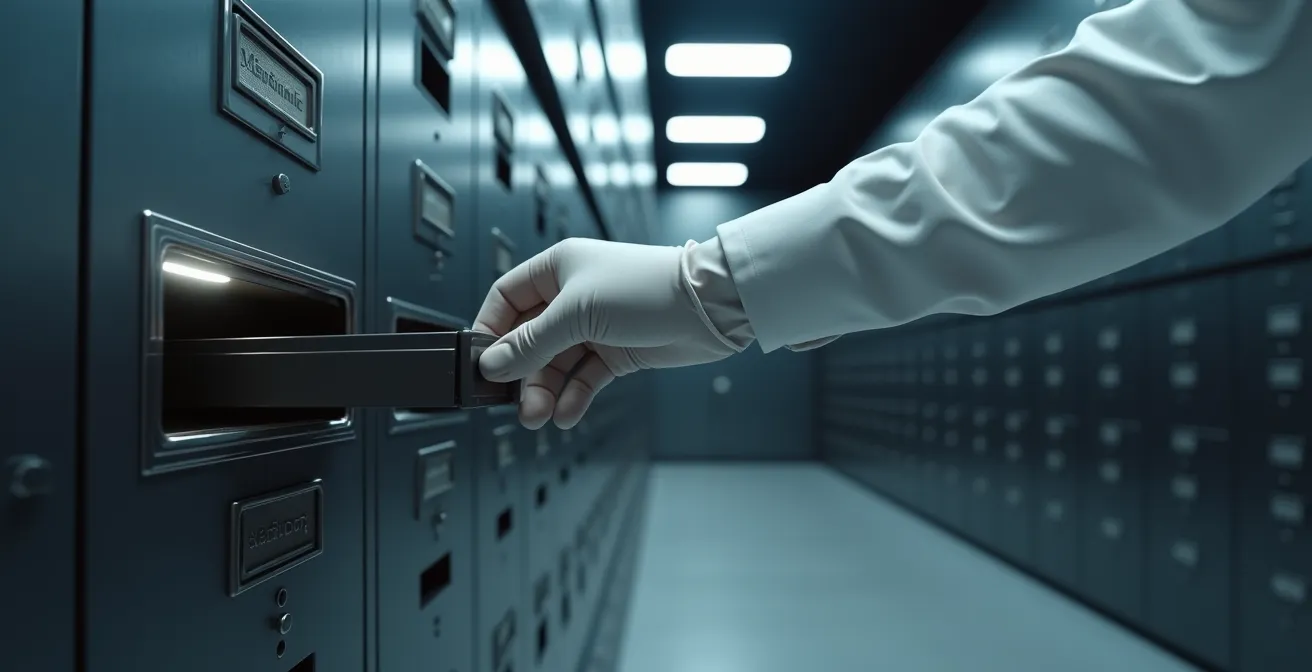 Professionelle Aufbewahrung von Investment-Edelsteinen in einem Hochsicherheitstresor